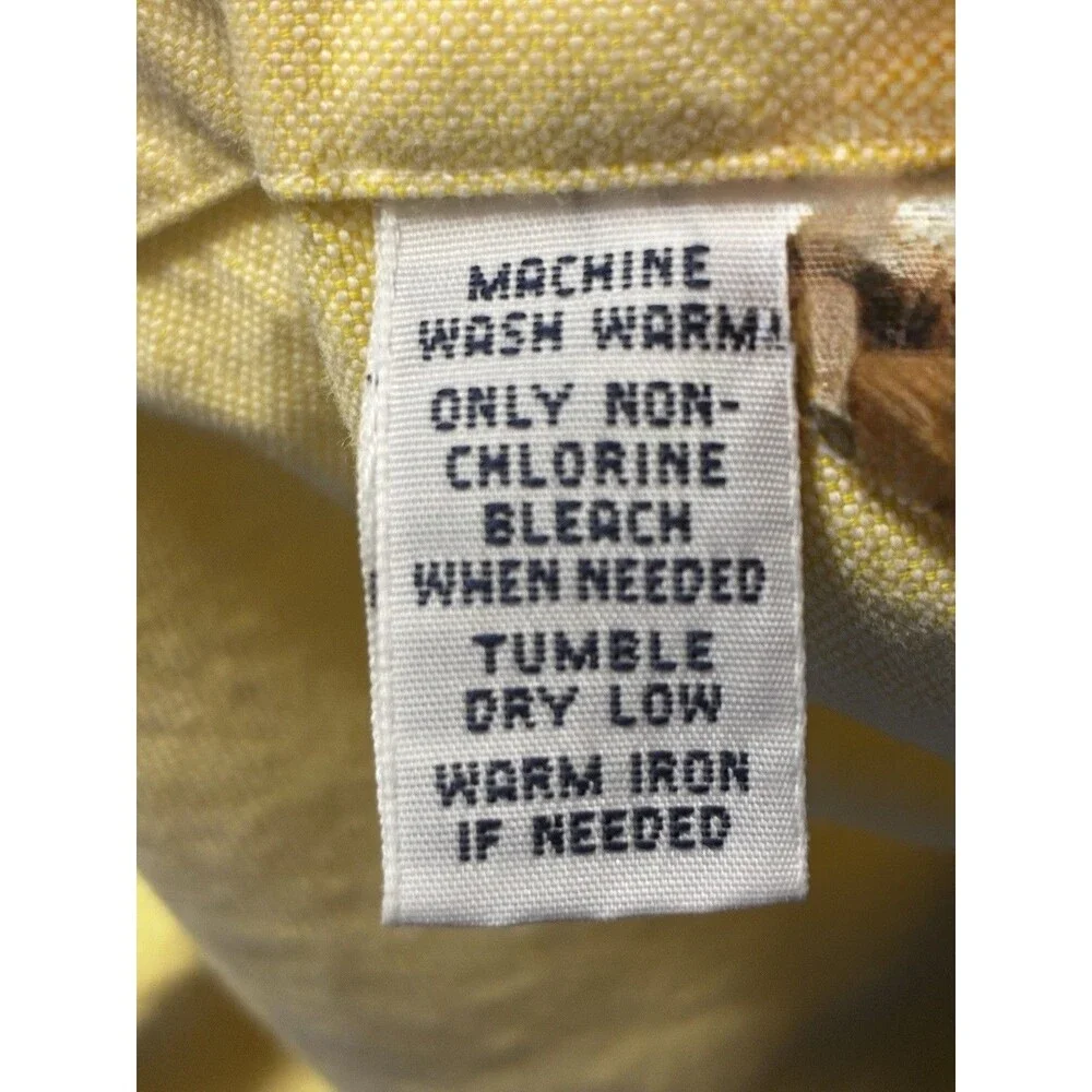 Ralph Lauren Men’s Vintage Yellow Polo Shirt Size Medium